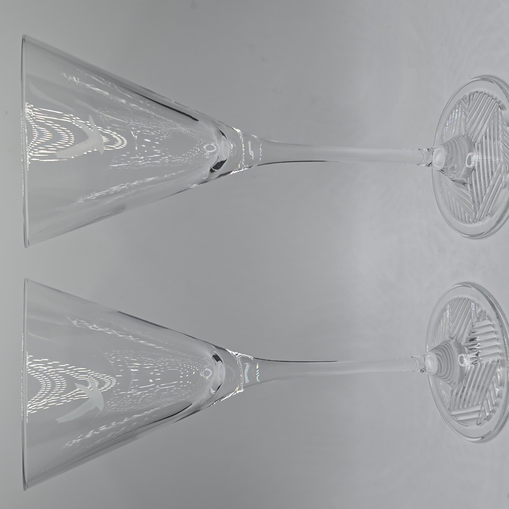 GREY GOOSE Crystal Martini Glasses Limited Edition Set of 2